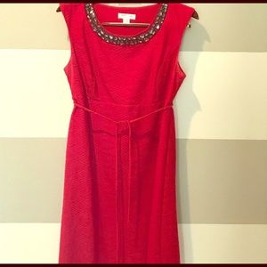 Red Motherhood Maternity Dress